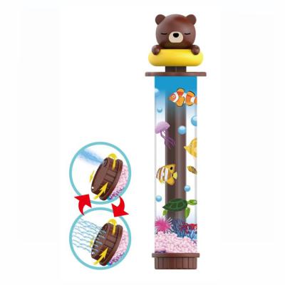 China Two Spouts Cannon Bathtub Toys Water Gun Baby Bear Cartoon Animal for sale