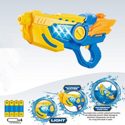 China Shoot Power 2022 Automatic Electric Water Gun Toy Kids 600ML New Plastic For Summer Beach Outdoor Play 18-30 Feet Boy Custom OEM for sale