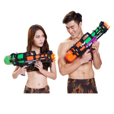 China Summer 1200ML High Pressure Plastic Outdoor Toy Funny High Pressure Plastic Outdoor Toy HONGDA 219 Game HONGDA 219 Air Water Air Gun Toy 59CM Summer Big Capacity Battle Shooter Gun child play for sale