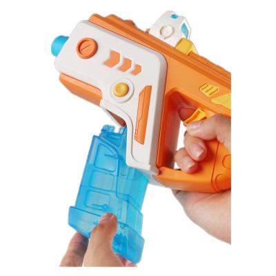 China Shooting Playing Games 2in1 Multifunctional DIY Assembled Toy UZI Water Gun Water Gun Squirters Eva Ball Shooter Soft Bullet Kids Summer Adult Beach for sale