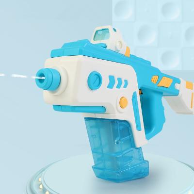 China Shooting Playing Games Rechargeable Electric Water Gun Toys UZI MACHINE GUN Water Launches Long Range Summer Beach Squirt Water Shooting Toy for sale