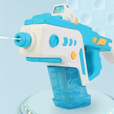 China Shooting playing games 2022 new design mini water gun toys uzi water guns long range rechargableelectric summer beach squirt shooting game toy water for sale