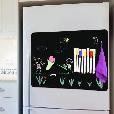 China Small Home Decorative Dry Erase Board Menu List Shopping Calendar Refrigerator Decor Magnetic Chalkboard for sale