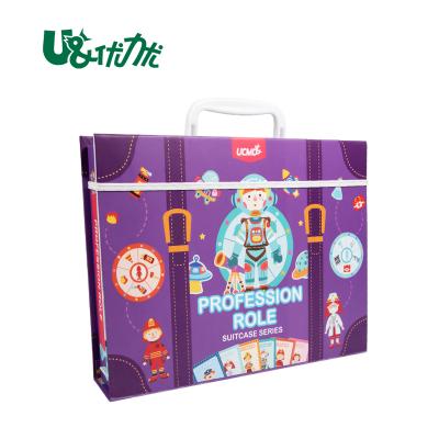 China China Factory OEM Magnet Educational Toys Tangram Flexible Hot Magnetic Puzzle Replacement Character Toys for sale