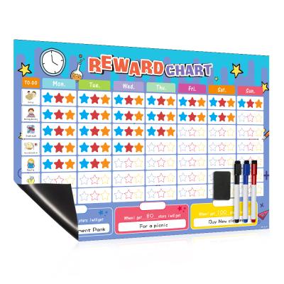 China Kids Can Write and Predict Top Fashion Kids Charts Custom Magnetic Behavior Reward Chart Training Potty for sale