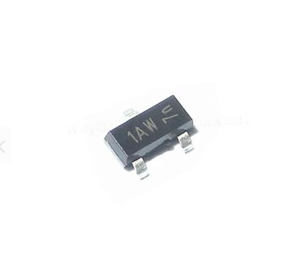 China Standard New original BC846A BC846 screen printed 1A 1AW SMT transistor SOT-23 NPN transistor for sale