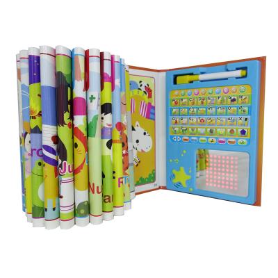 China Toy Early Education Learning Book educational learn to write books for kids with led drawing screen for sale