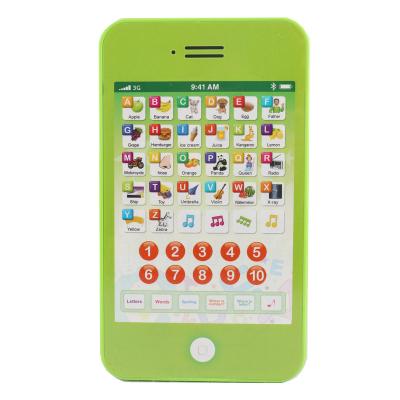 China Toy Green Mini Hot Sale Best Educational Tablet Protection Early Educational Smart Study Toy for sale