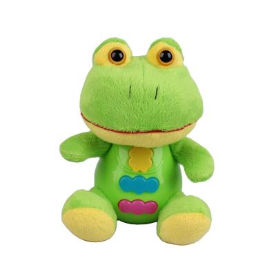 China Education Mini Toys Stuffed Animal ABC Plush Early Learning Kids Plush With Button for sale