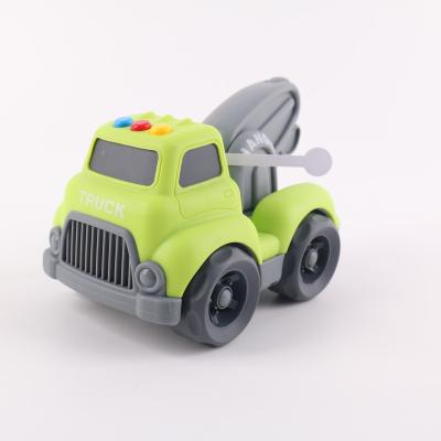 China PP China Professional Manufacture Customized Kids Toys Green PP Tow Truck for sale