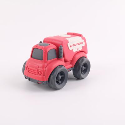 China New types of PP+wheat-straw to the red fire engine Toy Pp +wheat-straw of the new interesting price children for sale