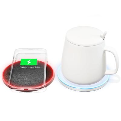 China Sustainable JAKCOM HC2S Wireless Heating Cup Set new product of Mug Cup match for custom coffee cup glass porcelain sublimation mugs for sale