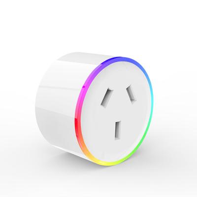 China 2021 Trend New Life Plug Wall Socket Smart Outlet Amazon Alexa Mini Plug With Colorful Light AU Standard Residential / Multipurpose for sale