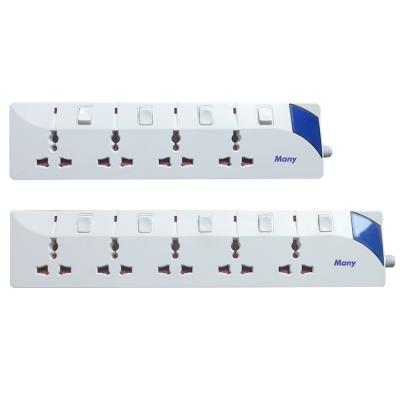 China 2021 Residential / Multipurpose New Trend Many Switches 6 Outlets Universal Power Strip Individual Power Extension Socket for sale