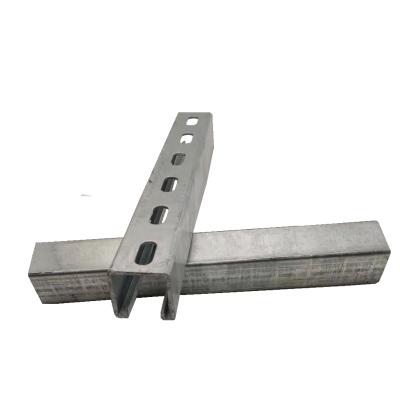 China Low Price Guaranteed Bracket Of Quality Strut Profile Steel C Channel Support System for sale