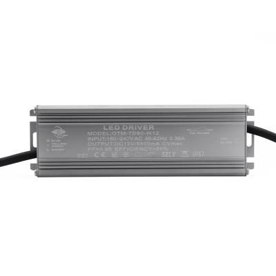 China LED Lighting 80W Waterproof Constant Volt LED Power Switch OTM-TD80-W12/24 for sale