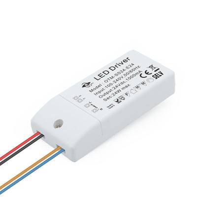 China LED Lighting OTM-SS24-E24 24V 1A IP20 Constant Voltage 24W Led Driver for sale