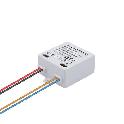 China High Effcicency Constant Volt Square LED Driver 6W 12V 24V 42*42*22mm for sale