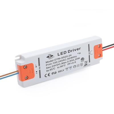 China LED Lighting Shenzhen Factory CV Ultra Thin AC 12V 24V 20W 30W 40W 50W CE/RoHS Led Power Supply for sale