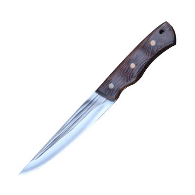 China Best Viable Selling Wood Handle 6.5inch Boning Knife For Meat Cutting Knives Hammering Sharp Knife Blade Slicer for sale