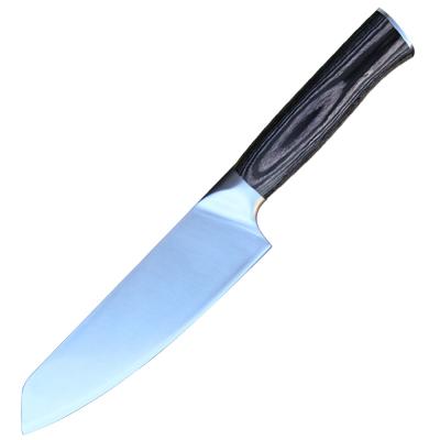 China New Design Viable Color Wood And Forged Japanese Steel Super Sharp Knife 5cr15mov Handle 8inch Kiritsuke Knife Blade Kitchen Knives for sale