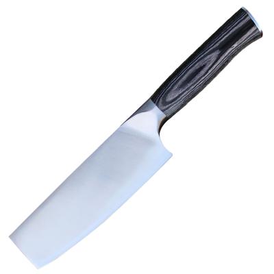 China New Popular Style 6.5inch 5cr15 Color Steel Japanese Wood Forged Handle Smallest Cleaver Chef Nakiri Knife Viable Style Kitchen Knives for sale