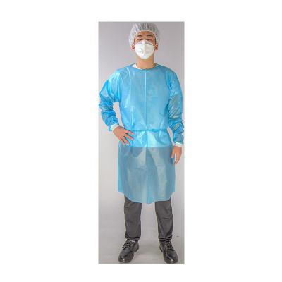 China Wholesale Breathable Blue Moq 1000pcs PP Isolation Gown Surgical Gown Breathable Blue Disposable Isolation Gown for sale