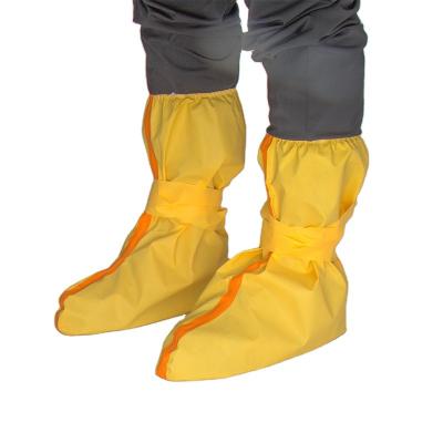 China Medical Disposable Boots Hospital Anti Slip Covers Yellow/White MOQ pp+pe 500 Pairs Hospital Disposable Boots Cover Surgical Supplies for sale