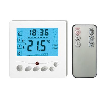 China Electric Heated Programmable Floor Thermostat With Remote Control for sale