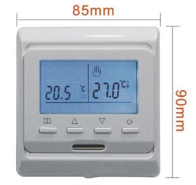 China 16A Digital Programmable Thermostat For Electric Heat / Underfloor Heating Digital Thermostat for sale