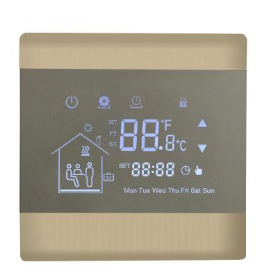 China Des drahtlosen an der Wand befestigter NTC Sensor AC230V 50/60HZ Zentralheizungs-Thermostat- zu verkaufen