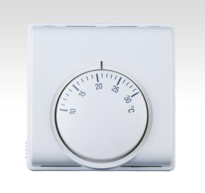 Cina Mechanical Style Heated Floor Thermostat Flush / Wall Mounted 84*84*39mm in vendita