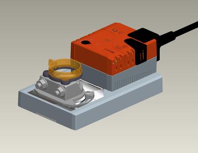 China Rotary Motorized Air Damper Actuator , Non Spring Return Actuator 50/60Hz Frequency for sale