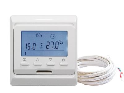 China Durablr Heated Floor Thermostat / Underfloor Heating Wireless Thermostat for sale