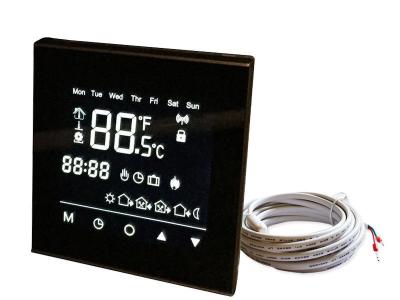 China LCD Digitale Programmeerbare Zaal Thermostaatntc Sensor voor Vloer Verwarmingssysteem Te koop