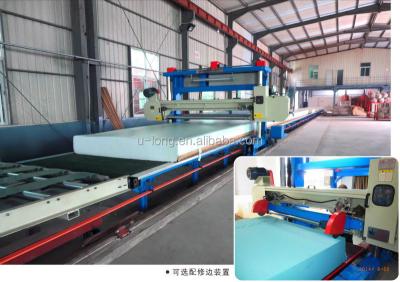 China Foam Cutting Horizontal Long High Density Foam Block Cutting Machine for sale