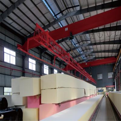 China Can Save Workers Continuous Foaming Line 50 Meters Foam Crane Unit Conveyor Sponge Machine for sale