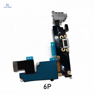 China Dock USB Connector Flex Cable For Left Charging iPhone 6 Plus 6P Earphone Audio Jack Flex Ribbon For iPhone 6 Plus Charging Port for sale