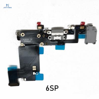 China USB Dock Charging Left Flex Cable Connector For iPhone 6s Plus 6SP Microphone Earphone Audio Jack Replacement Part For iphone 6s Plus Charging Port for sale