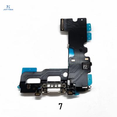 China USB Port Dock Connector Flex Cable For Charging iPhone 7 7G With Microphone and Earphone Audio Jack For iPhone 7 Charging Port for sale