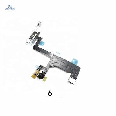 China Power Flex Cable With Metal Parts Power Flex For iPhone 6 6G Mute Switch Key And Volume Button For iphone 6 Power Cable for sale