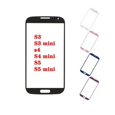 China Front Outer Glass Lens OCA for G800 mini S5 S4 mini S4 S3 mini Samsung Galaxy S5 mini S3 Touch Screen Cover Replacement for S5 mini G800 S5 S4 mini S4 S3 mini S3 for sale