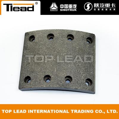 China truck parts WG9100440029 standard SINOTRUK HOWO PARTS BRAKE LINING for sale