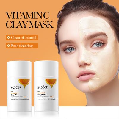 China Moisturizer Oil Control Beauty Cream Facial Massager Purifying Acne Mud Mask Deeply Cleansing and Moisturizing Vitamin C Facial Mask Stick 2-in-1 Solid for sale