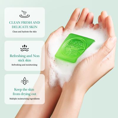 China SADOER Private Label Factory Turmeric Aloe Vera Face Body Bath Cleansing Natural Organic Natural Bar Soap for sale