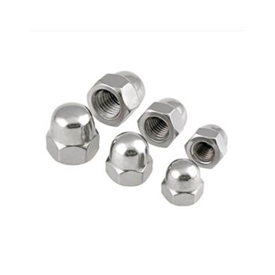 China 304/35# Manufacturer Well Made DIN1587 Cap Nut Hexagon etc. domed cap nuts for sale