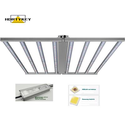 China Seed Starting 600w 800w 720w 8 lm301b WIFI Full Spectrum Collapsible COB IR UV 1700e Led Bars Grow Light Bar 1000w For Greenhouse for sale