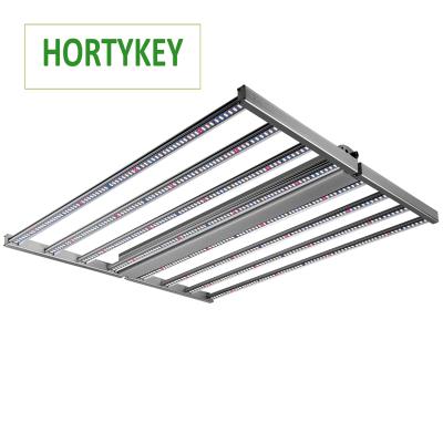 China HORTYKEY 8 Seed Starting Bars 3.1umol/J High PPFD 670w Dimmable Full Spectrum wif Controller Led Grow Light for sale