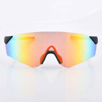 China Anti UV400 custom design mtb sunglasses men sports classic rimless sunglasses OEM photochromic cycling sunglass odm for sale