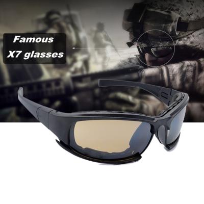 China Hot Sales X7 Tactical Bulletproof Anti-Scratch Bulletproof Glass Top Sales Military Goggles for sale